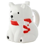 Polar bear inverted head mug
