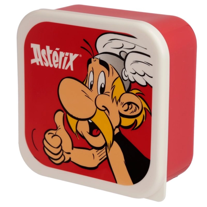 Set of 3 Asterix and Obelix breakfast boxes