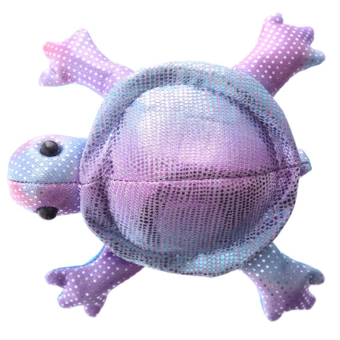 A turtle filled with sand small