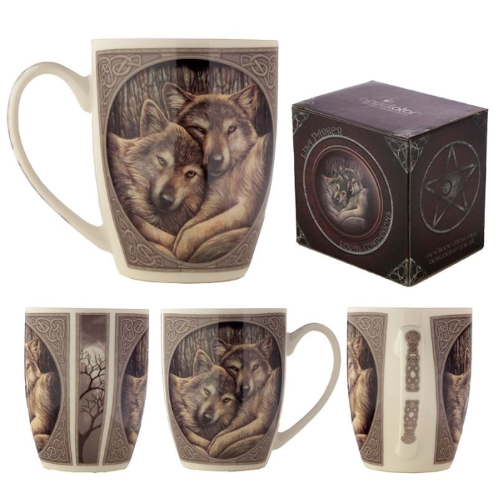 Lisa Parker Porcelain Mug - Wolf