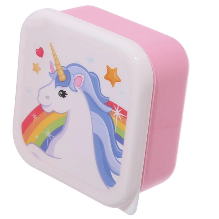 Set of 3 Unicorns lunch boxes