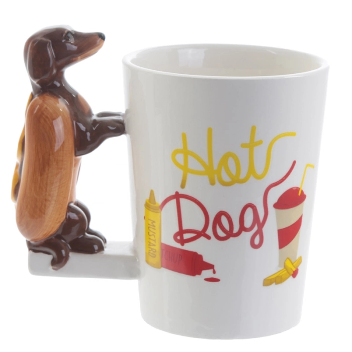Keramik-Hotdog-Becher