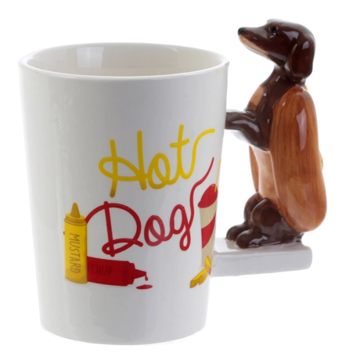Keramik-Hotdog-Becher