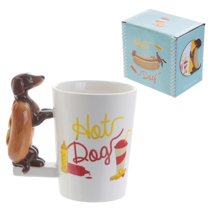 Keramik-Hotdog-Becher