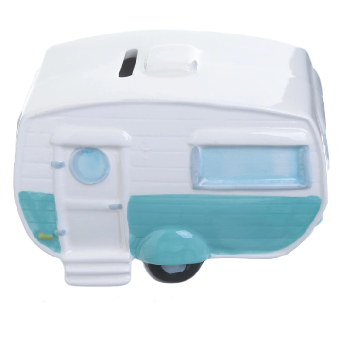 Ceramic piggy bank trailer