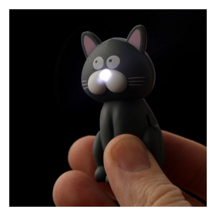 Cat Keychain with Sound & LED
