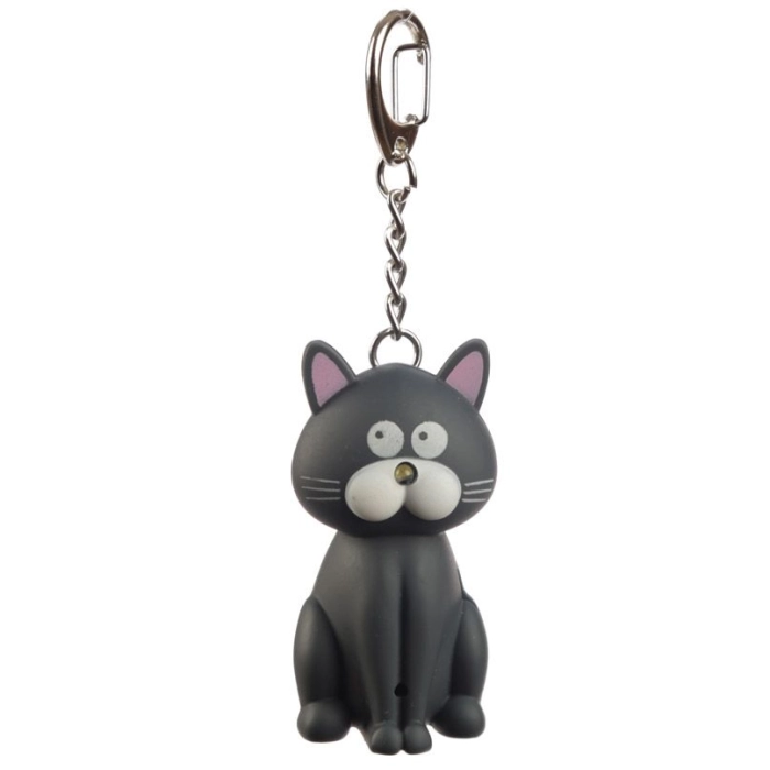 Cat Keychain with Sound & LED