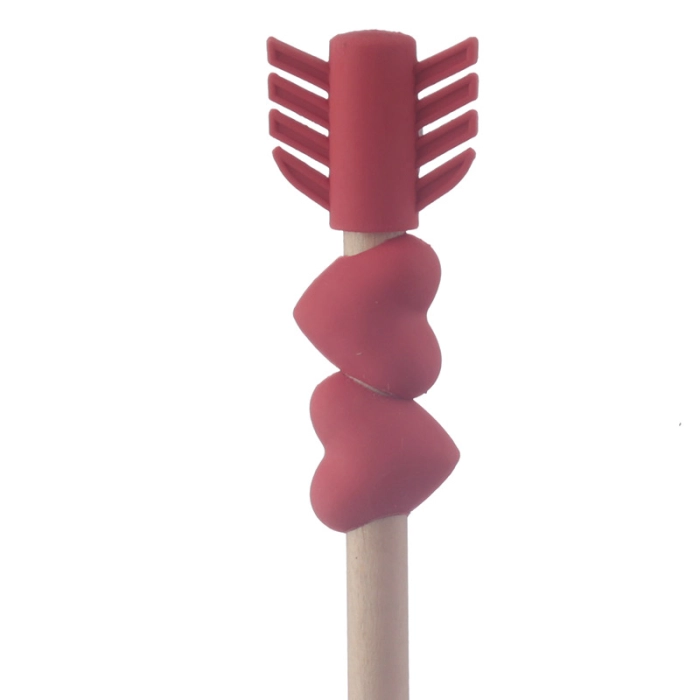 Hearts and Arrow Pencil with Eraser