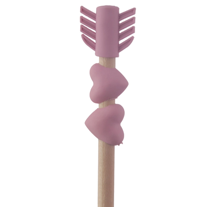 Hearts and Arrow Pencil with Eraser