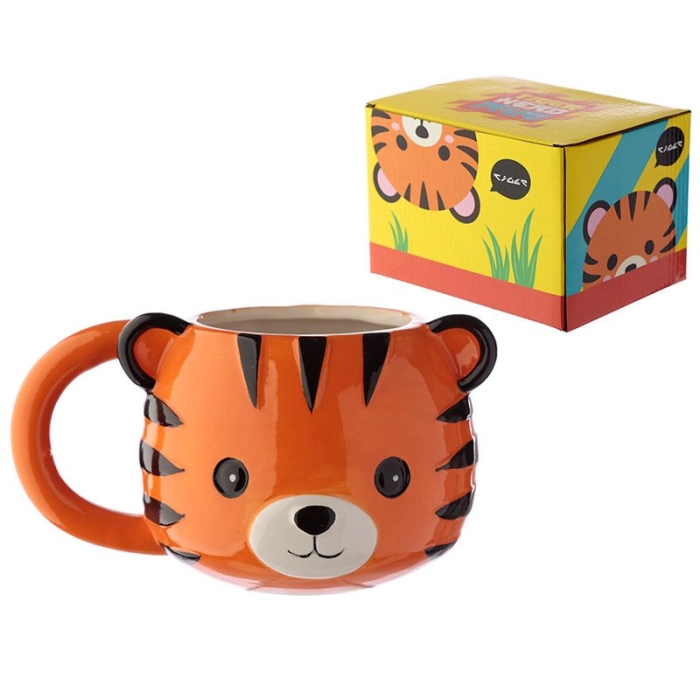 Tigris kerámia bögre