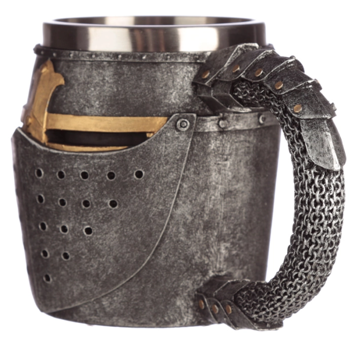 Medieval knight helmet mug - Decorative gadget