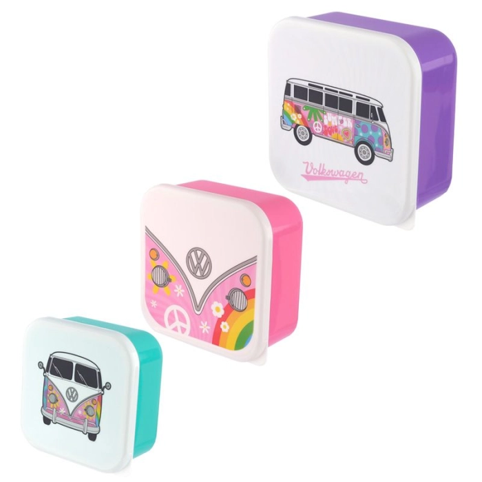 3 db VWT1 busz nyári szerelmes ebéddoboz