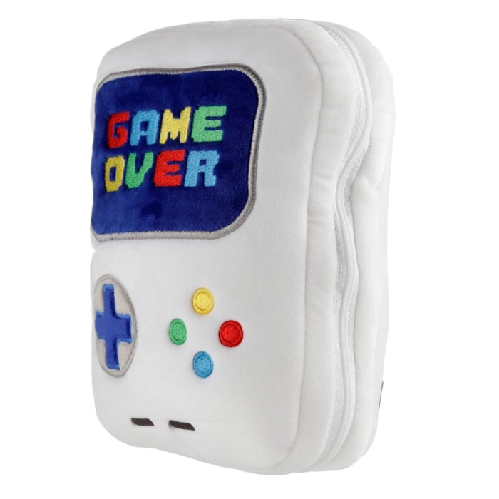 Plyšový cestovný vankúš a maska na oči Game Over