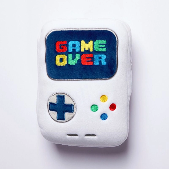 Plyšový cestovný vankúš a maska na oči Game Over