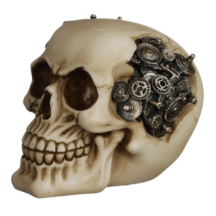 Figurka lebky Steam Punk - dekorace