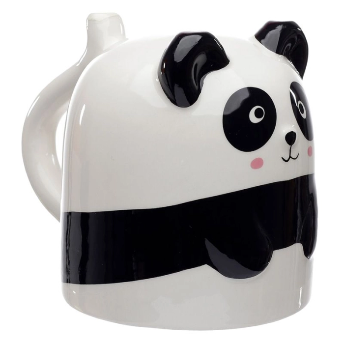 Mug with an inverted panda head