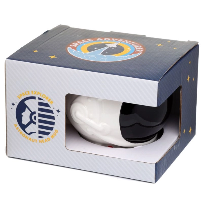 Astronaut helmet ceramic mug