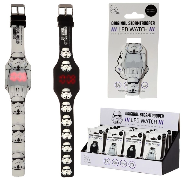 Silicone stormtrooper watch