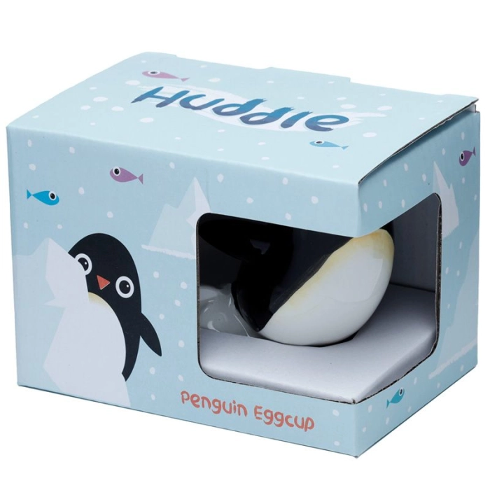Ceramic penguin egg cup