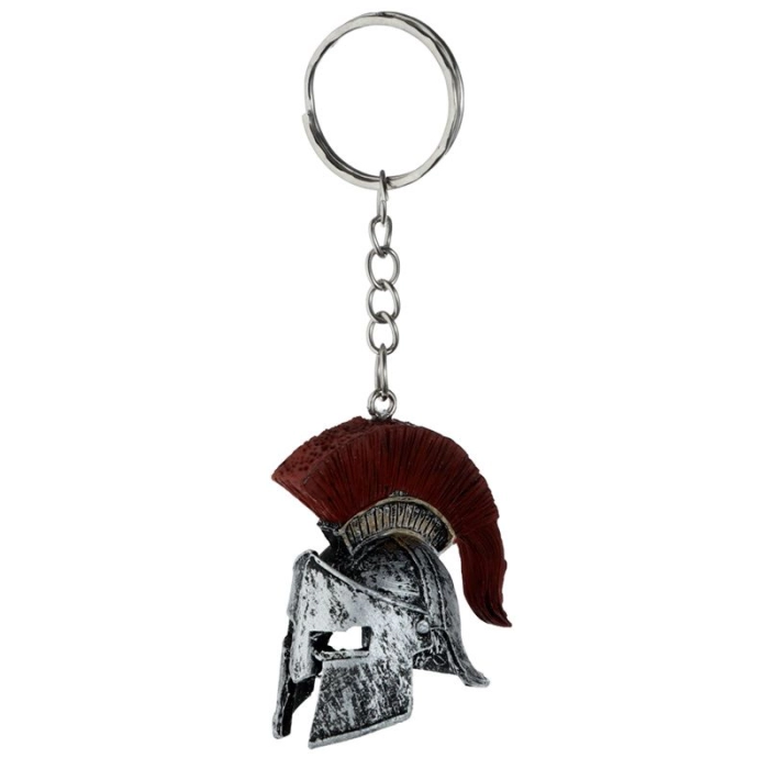 Roman centurion helmet keychain