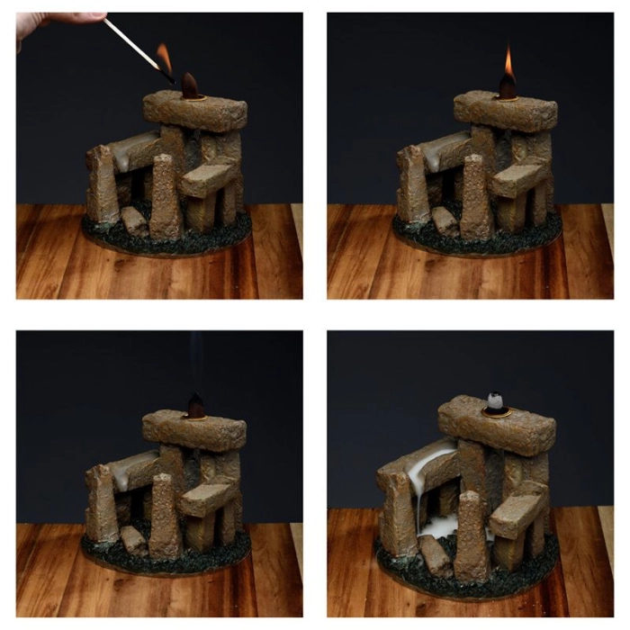 Steinkreis - BackFlow-Kamin