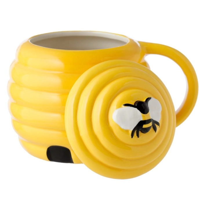 Keramikbecher in Bienenstockform