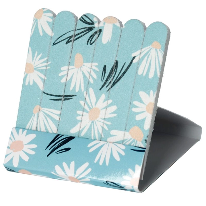 Set of 6 nail files - flowers