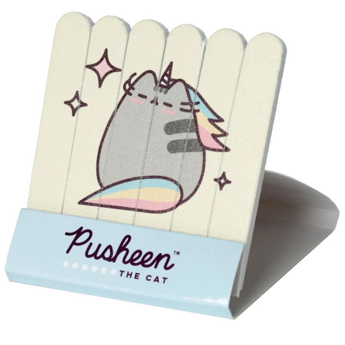 Set of 6 nail files - Cat Pusheen Unicorn