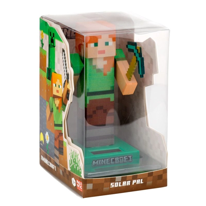 Solárna hračka - Minecraft Alex