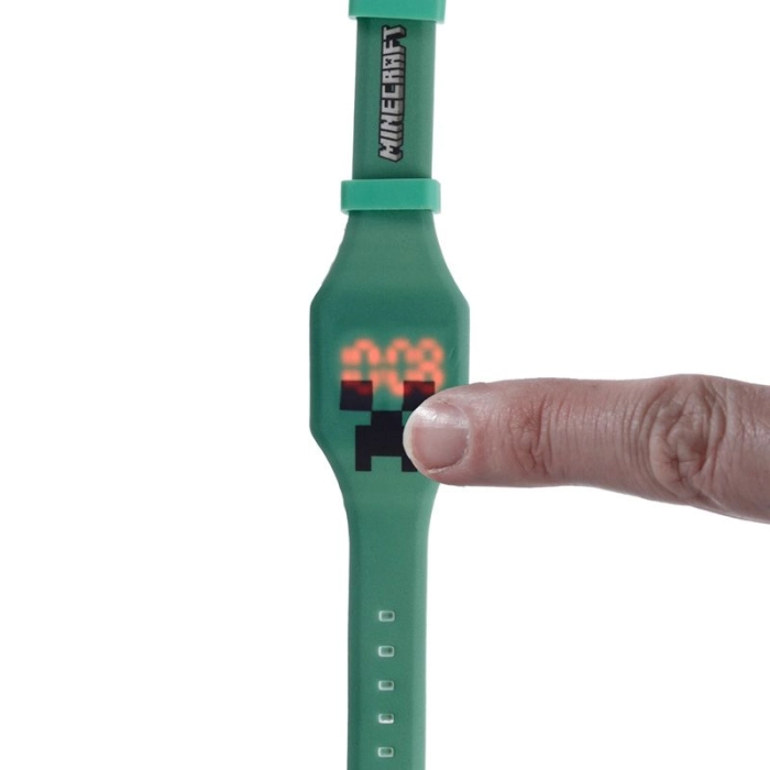 Minecraft silicone watch