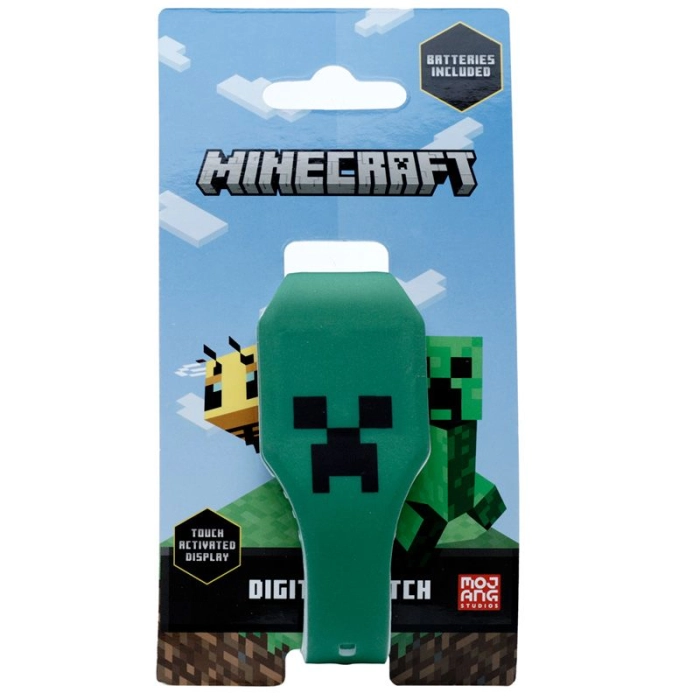 Minecraft silicone watch