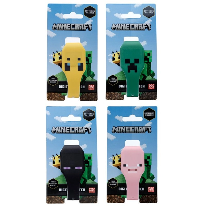 Minecraft silicone watch
