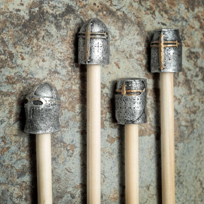 Pencil - helmet of a medieval knight