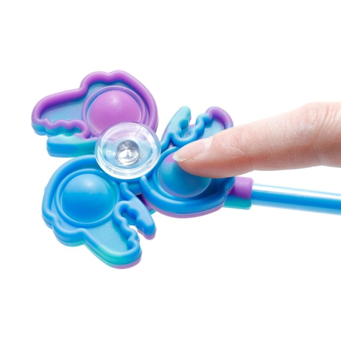 Fidget Pop Spinner Dinosaur or Unicorn pen