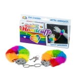 Regenbogen-Pelzstulpen