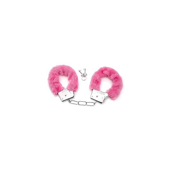 Handcuffs with pink fur