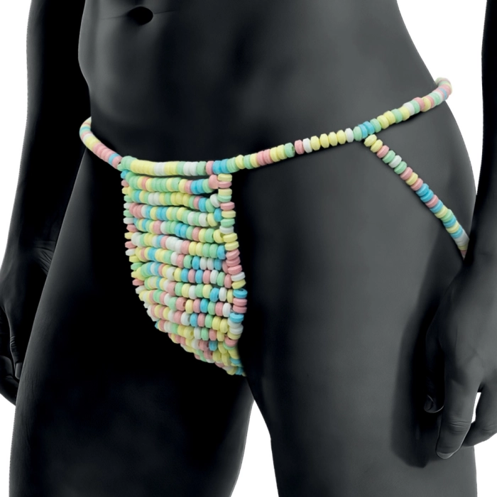 Candy bead thong - men