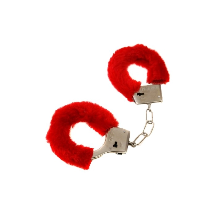 Red fur handcuffs