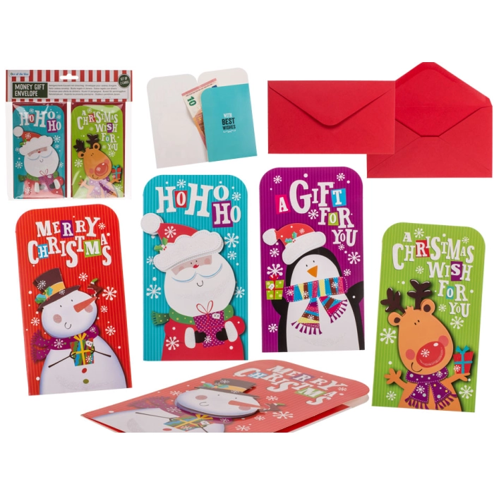 Merry Christmas gift envelope, 2 pieces