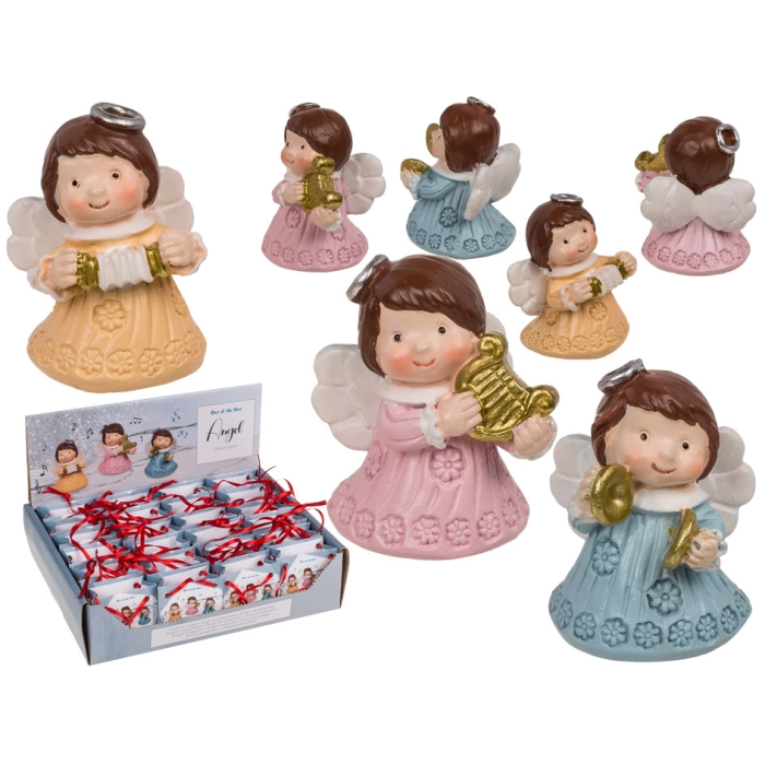 An angel figurine in a bag