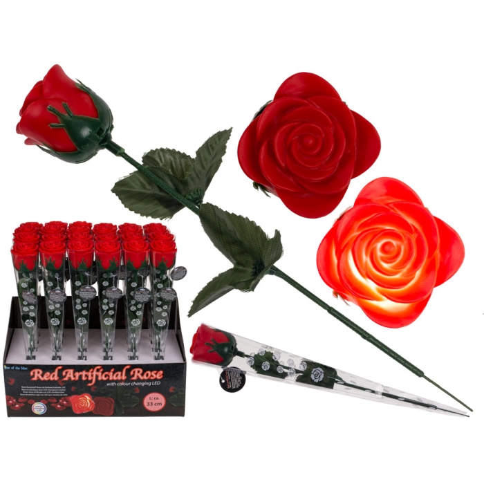 LED-Rose - wechselt die Farbe
