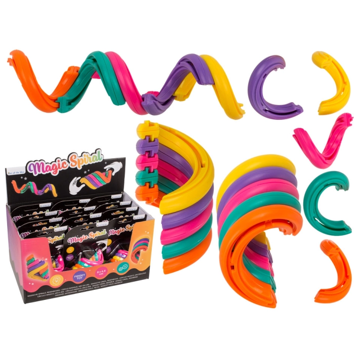 A toy for nervous people - Magic spiral