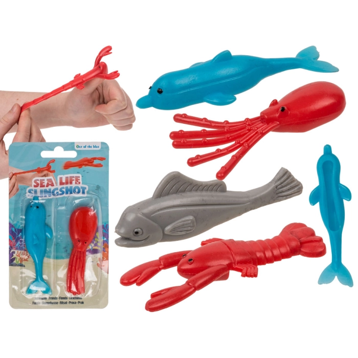 Sea animals slingshot - set of 2 pieces