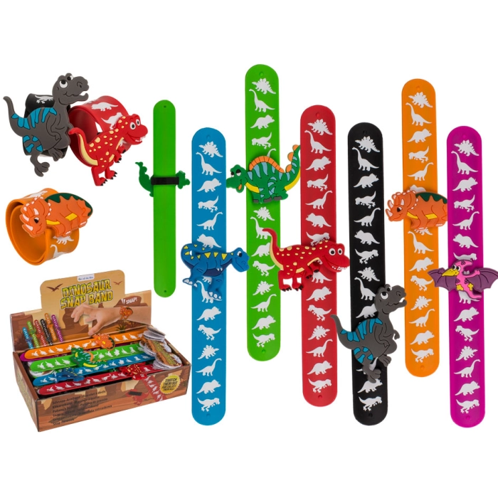 Clasp bracelet for children - dinosaurs