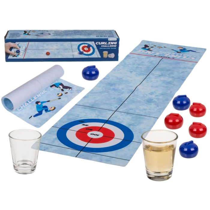 Spoločenská hra s okuliarmi - Curling challenge