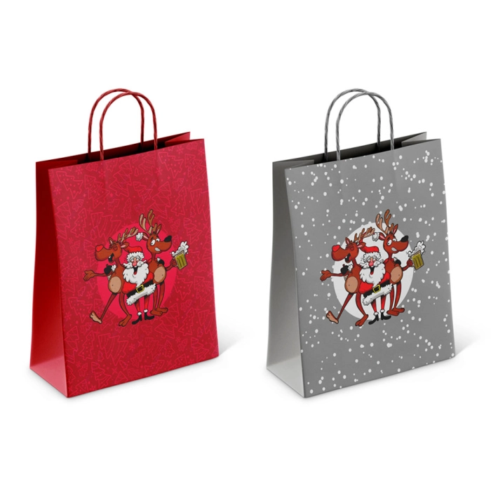 Crazy Santa gift bag Santa Claus 25 x 8, 5 x 34, 5 cm