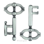 Головоломка Hanayama Huzzle Cast Key II - рівень головоломки 2/6