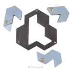 Hanayama Huzzle Cast Hexagon - úroveň puzzle 4/6