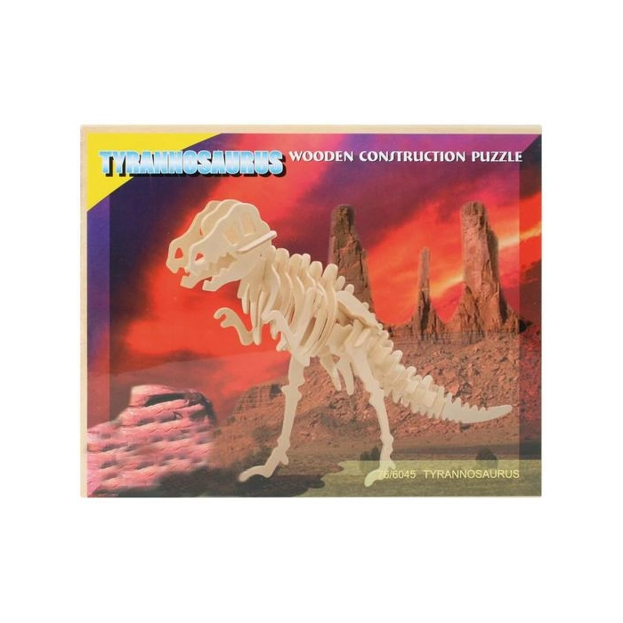 Wooden 3D Jigsaw Puzzle - Dinosaurs
