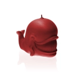 Whale Candle - Pearl Red